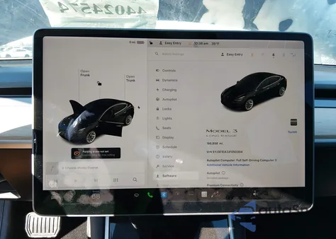 2018 Tesla Model 3 Long Range/Mid Range из США, поврежденный, VIN 5YJ3E1EA3JF050304